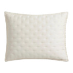 HiEnd Accents Lyocell Quilted Pillow Sham Set - Ivory