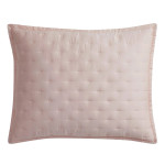 HiEnd Accents Lyocell Quilted Pillow Sham Set - Blush