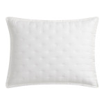 HiEnd Accents Lyocell Quilted Pillow Sham Set - White
