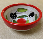 Provence Ceramic Bowl - Olive Red