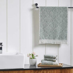 Trident Boho 3 Pc Luxury Towel Set - Green