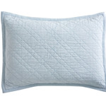 Orchids Lux Home Chloe Pillow Sham - Sky