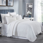 Orchids Lux Home Teddy Coverlet - White