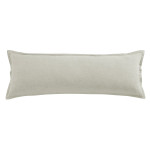 HiEnd Accents French Flax Linen Long Lumbar Pillow - Natural