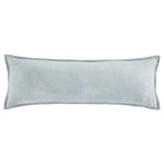 HiEnd Accents Stella Faux Silk Velvet Long Lumbar Pillow - Ice Blue