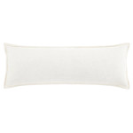 HiEnd Accents Stella Faux Silk Velvet Long Lumbar Pillow - Stone