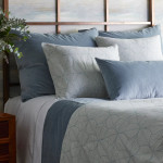 Ann Gish Aryballos Pillow Sham - White/Blue