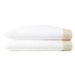 Peacock Alley Fern Percale Pillowcases (set of 2) - Honey