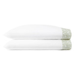Peacock Alley Fern Percale Pillowcases (set of 2) - Olive