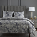 HiEnd Accents Pastoral Jacquard Comforter Set - Silver