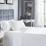 Orchids Lux Home Olivia Sheet Set - White/White