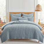 Levtex Home MIlls Waffle Quilt Set - Chambray