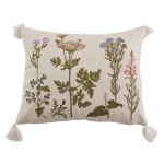 Levtex Home Apolonia Floral Embroidered Pillow - 14x18