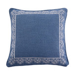 Levtex Home Apolonia Blue Framed Square Pillow - 18x18
