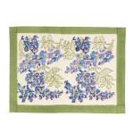 Couleur Nature Wisteria Green & Blue Placemats, Set of 6