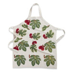 Couleur Nature Fig Apron - Red & Green