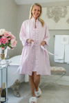 Crown Linen Lily Linen Robe - Lilac