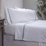 Amity Home Savona Sheet Set - Embroidered Mineral