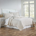 TL at Home Palmer Coverlet - Natural Linen