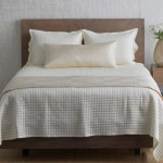 Ann Gish Array Pillow and Throw Set - Cream