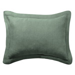 Levtex Home Washed Linen Pillow Sham Set - Forest Green