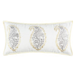 Levtex Home Kimira Embroidered Paisley Pillow
