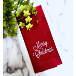 Arte Italica Merry Christmas Towels, Set of 2  - Red