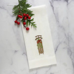 Arte Italica Christmas Sled Towels, Set of 2 