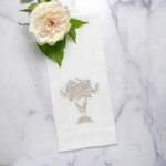 Arte Italica Blanco Urna Fiorita Towels, Set of 2 