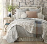 Amity Home Hopkins Coverlet - Limestone