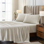 Orchids Lux Home Halston Sheet Set - Oatmeal Melange