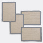 Amity Home Cartwright Linen Placemats (Set of 4) - Neutral Grey