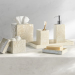 Kassatex Home Perla Bath Accessories - Ivory