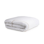 Kassatex Home Strada Embroidered Percale Duvet Cover - Mink