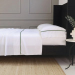 Pom Pom at Home Langston Bamboo Sateen Sheet Set - Moss
