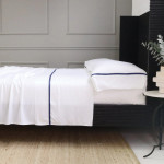 Pom Pom at Home Langston Bamboo Sateen Sheet Set - Navy