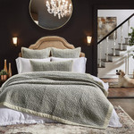 Orchids Lux Home Maui Dutch Euro Sham - Slate