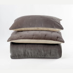 Amity Home Roan Oversize King Quilt - Charcoal