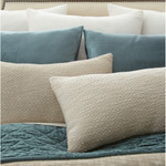 Amity Home Orlana Lurex Cotton Coverlet-Oyster