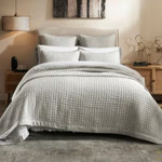Orchids Lux Home Malibu Coverlet - Mist