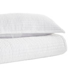 Orchids Lux Home Milton Dutch Euro Sham- White