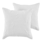 Levtex Home Cross Stitch Sea Euro Sham Set of 2
