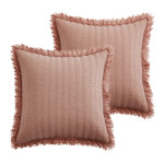 Levtex Home Wilhemina Dusty Rose Euro Sham Set of 2