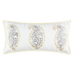Levtex Home Kamira Embroidered Paisley Pillow