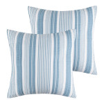 Levtex Home Stillwater Euro Sham Set of 2 - Denim