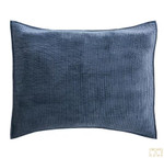 Orchids Lux Home Spencer Dutch Euro Sham - Navy
