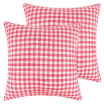 Levtex Home Home for Christmas Euro Sham (Set of 2) - Red