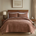 Levtex Home Velvet Stitch Quilt Set - Rust
