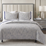 HiEnd Accents Tweed Comforter Set - Blue