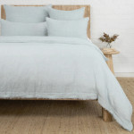 Pom Pom at Home Hunter Linen Pillow Sham - Light Blue